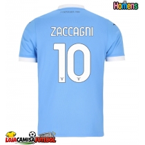 Camisa de Futebol Lazio Mattia Zaccagni #10 Equipamento Principal 2025-26 Manga Curta